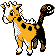 Girafarig sprite gen 2